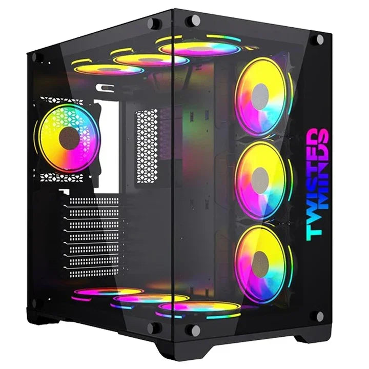 Twisted Minds Bullet-07 Mid Tower Gaming Case - Black - Tashqila Twisted Minds Bullet-07 Mid Tower Gaming Case - Black - Tashqila